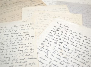 Pile of letters written by Jack Peirs 1915-1919