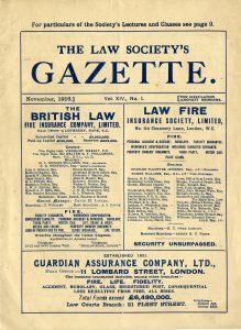 Front page of the Gazette's November 1916 issue.