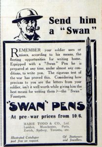 Swan Pen advertisement